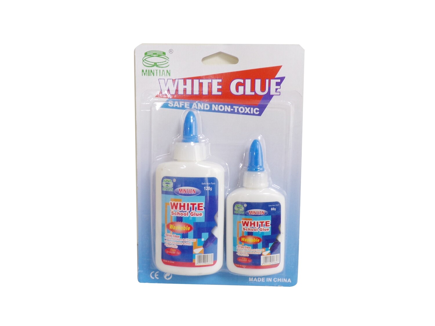 RSC MINTIAN 2PCS 40GRM WHITE GLUE 40G-2 D19-43