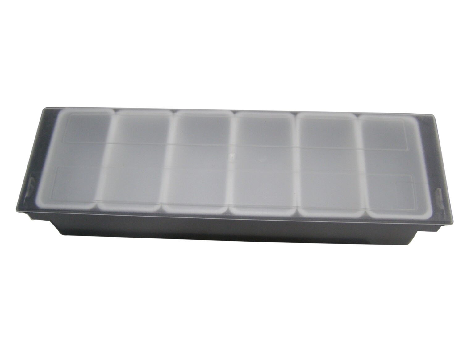 RSC PC CONDIMENT 6 CONTAINER BLACK P15-094