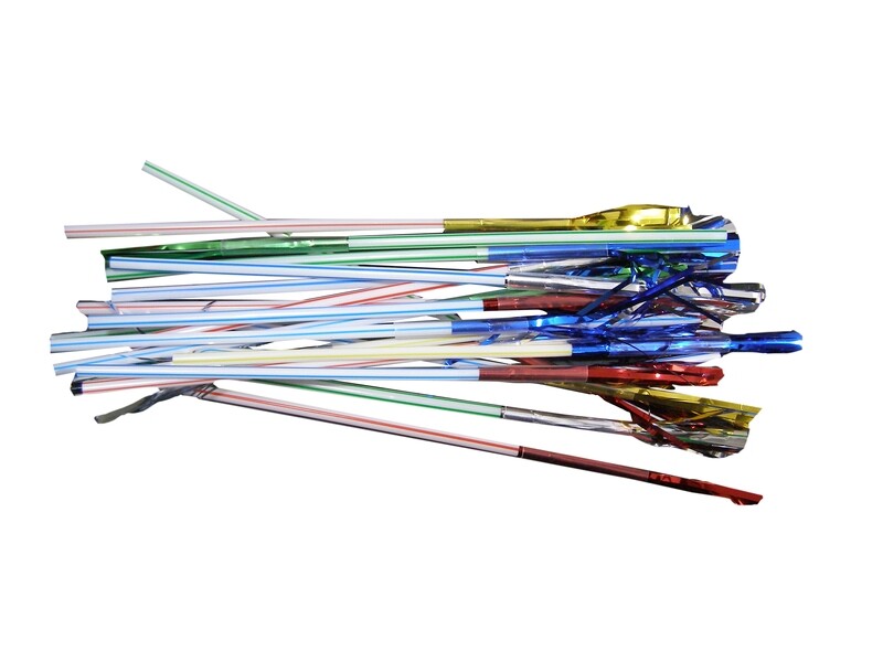 RSC 20PCS FANCY STRAW PACK ASSTD DESIGN C14-049