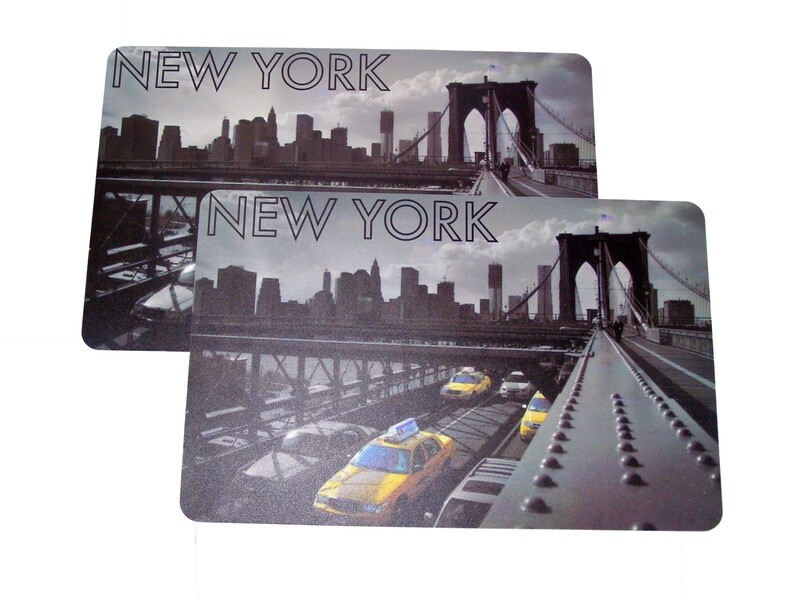 SCHUM 2PCS 39X28CM PLACE MATS CITY MOTIVE 712832