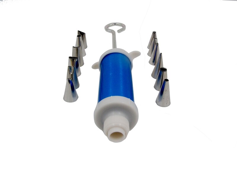 RSC SS CAKE ICING GUN+NOZZELS SET KY68 P15-098