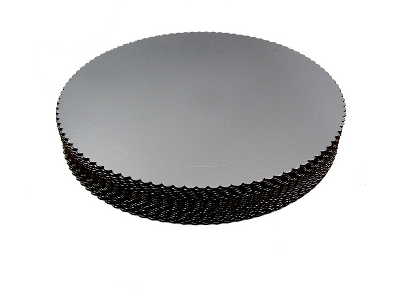 RSC 35CM CAKE BOARD SILVER (1X20) P18-330