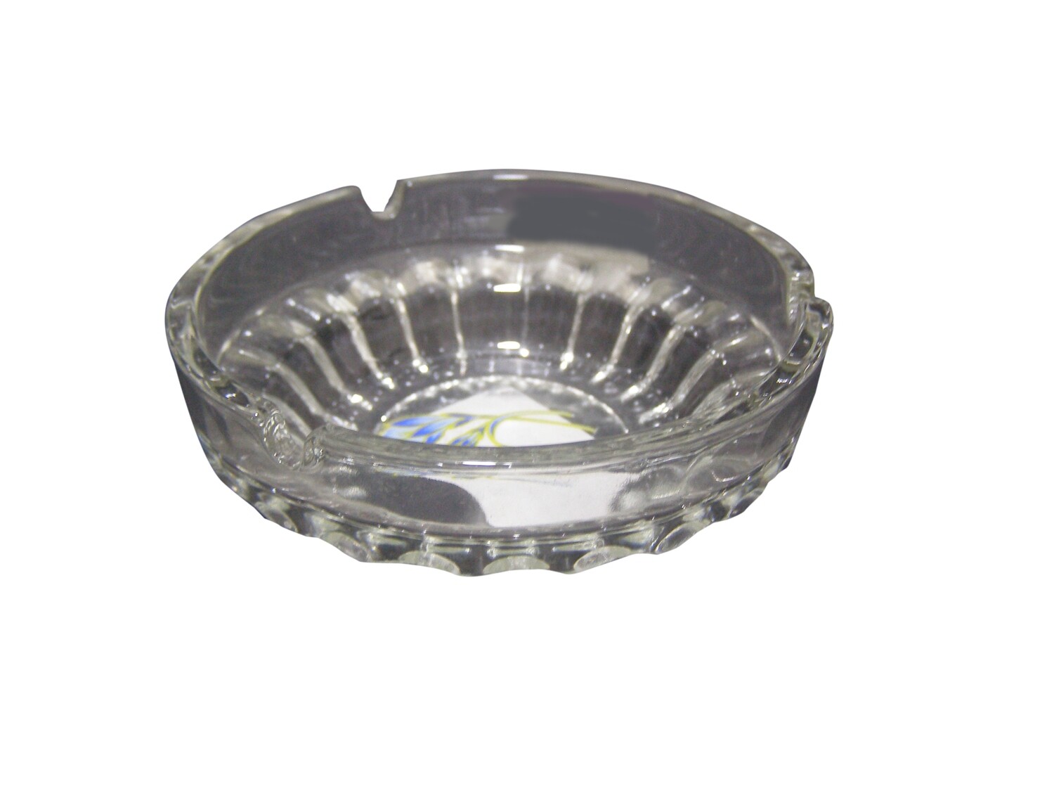 RSC 3.5&quot; ROUND GLASS ASHTRAY P17-395
