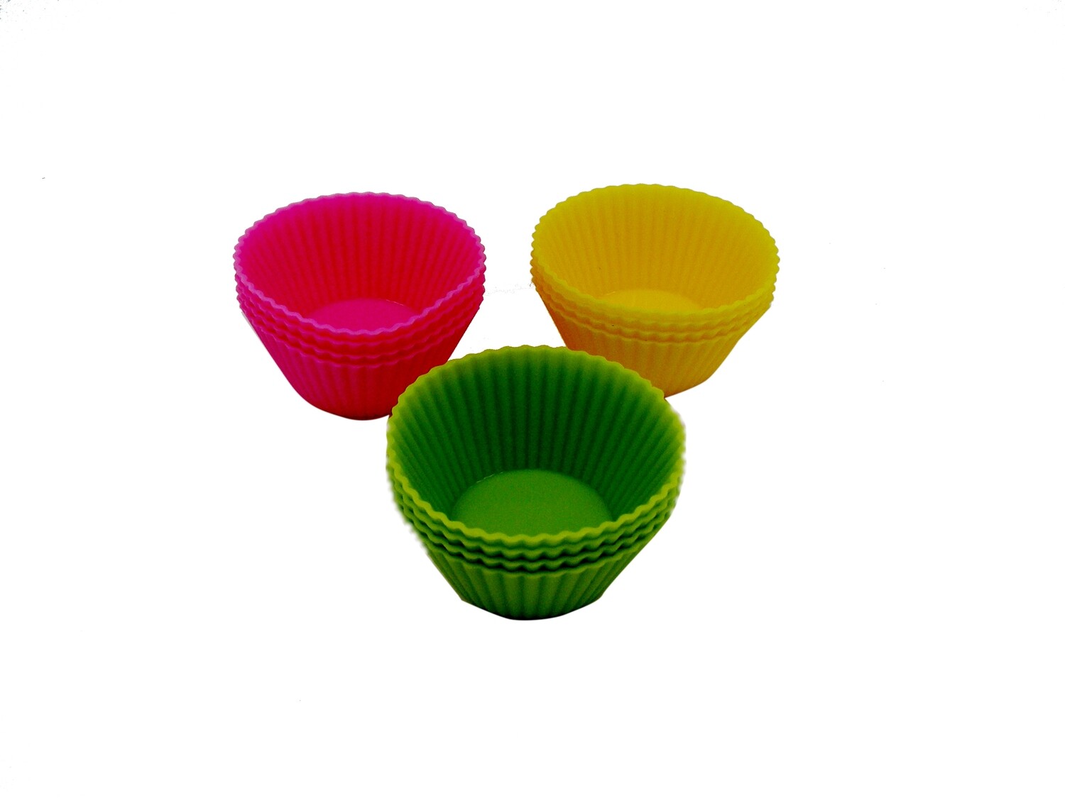 RSC 12PCS 6CM SILICON CUP CAKE MOULD P17-132