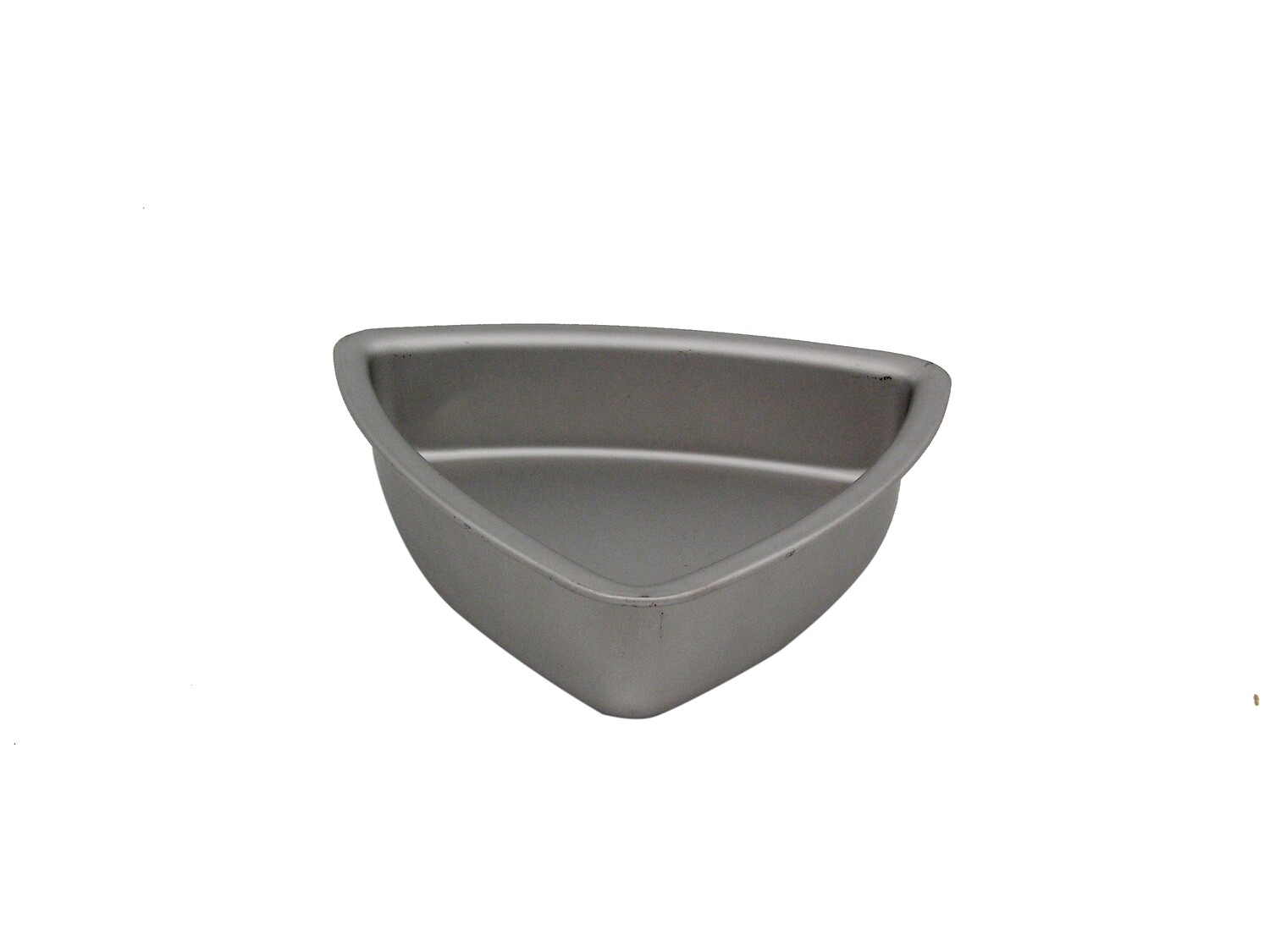 CONVEX TRIANGLE CAKE PAN SOLID BOTTOM 8&quot;X2&quot;