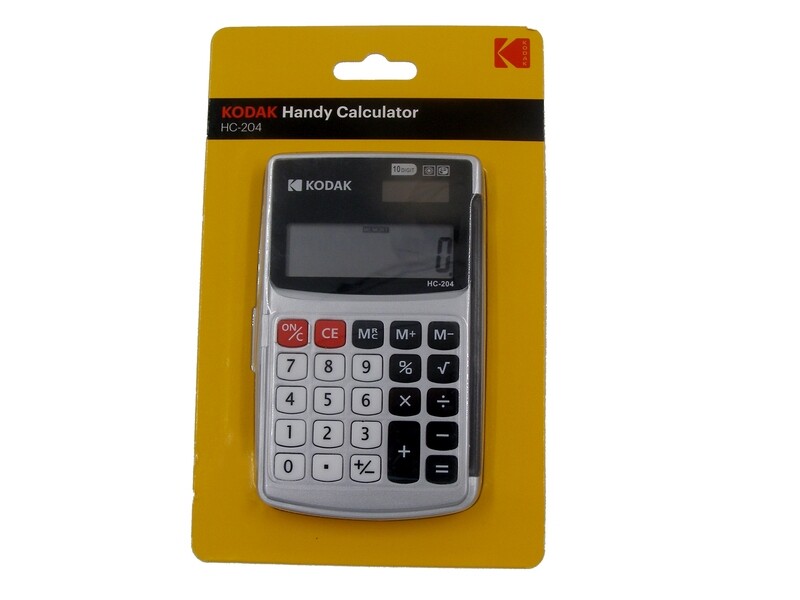 KODAK HC-204 10 DIGIT HANDY CALCULATOR KC-191