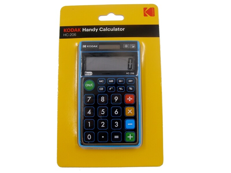 KODAK HC-206 8 DIGIT HANDY CALCULATOR KC-228AP