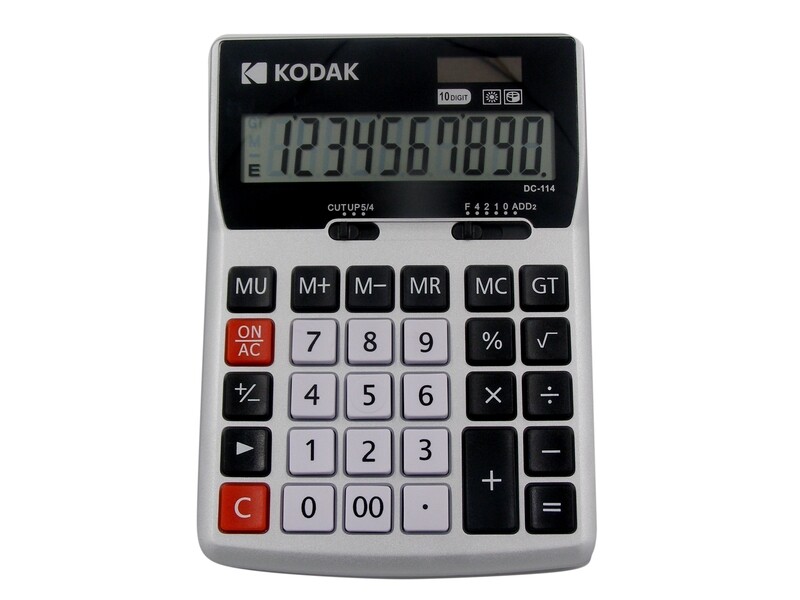 KODAK DC-114 10 DIGIT DESKTOP CALCULATOR DF120AQ