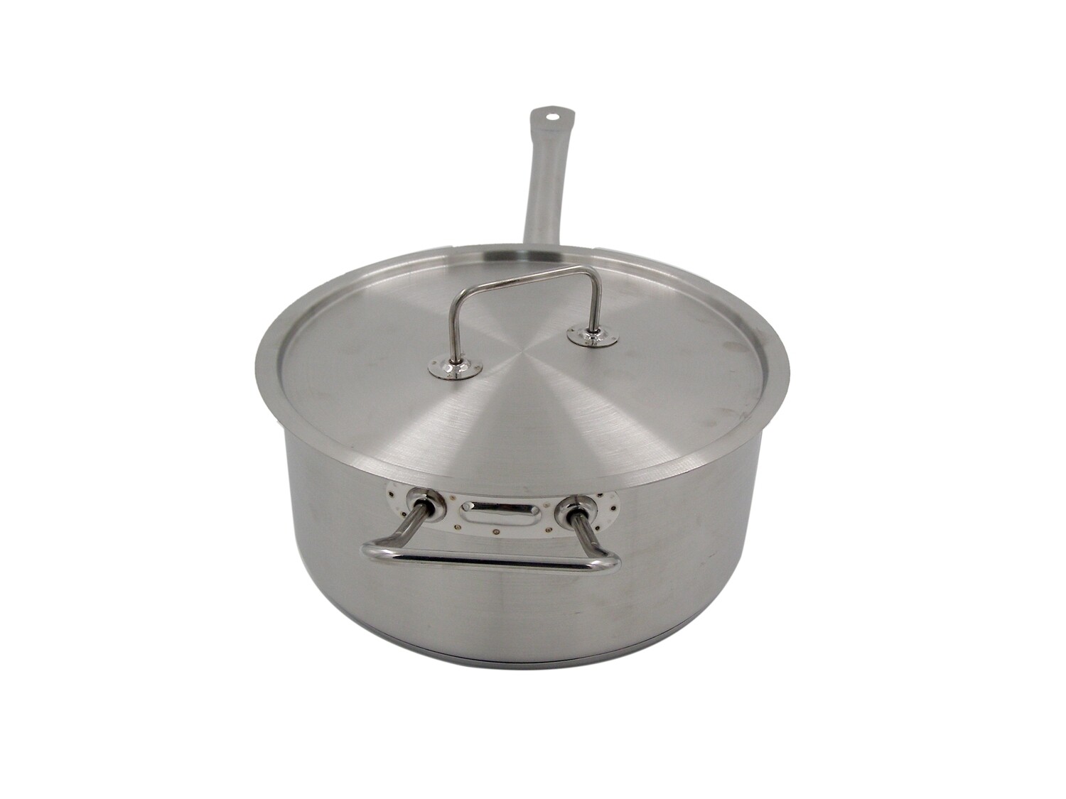 DURAWARE S/S 28X12CM LOW SAUCE PAN 7.5LIT W/LID