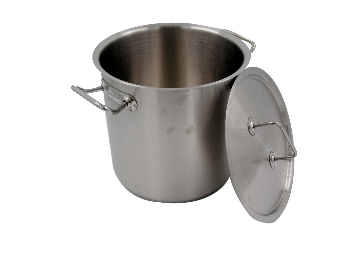 DURAWARE S/S 24X24CM 11LIT STOCK POT W/LID