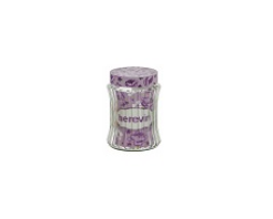 HEREVIN 1.25LIT STRIPES CANISTER PINK 140404-000