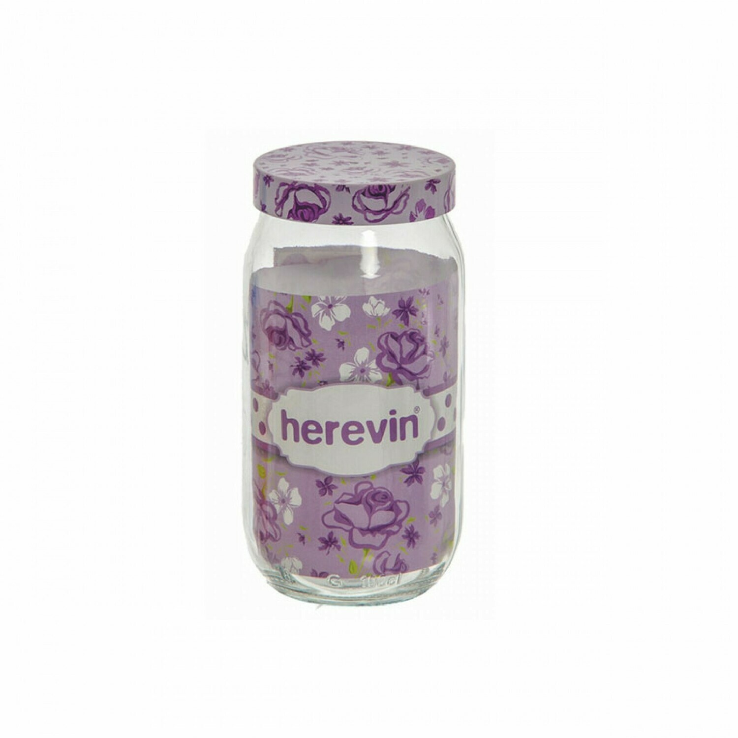 HEREVIN 1000CC PINK LID JAR 140477-000