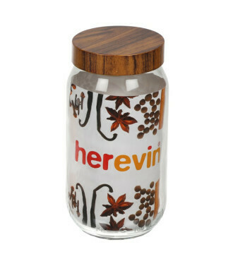 HEREVIN 1000CC WOOD LID JAR 231377-000