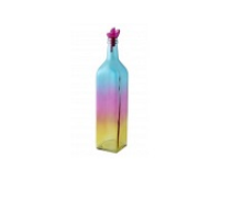 HEREVIN 1000CC SQUARE OIL&amp;VINEGAR BOTTLE COLOURED