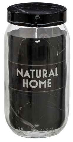 HEREVIN 1000CC BLACK LID JAR 140777-000