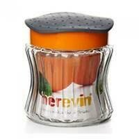 HEREVIN 1LIT STORAGE CANISTER WITH STRIPES DESIGN