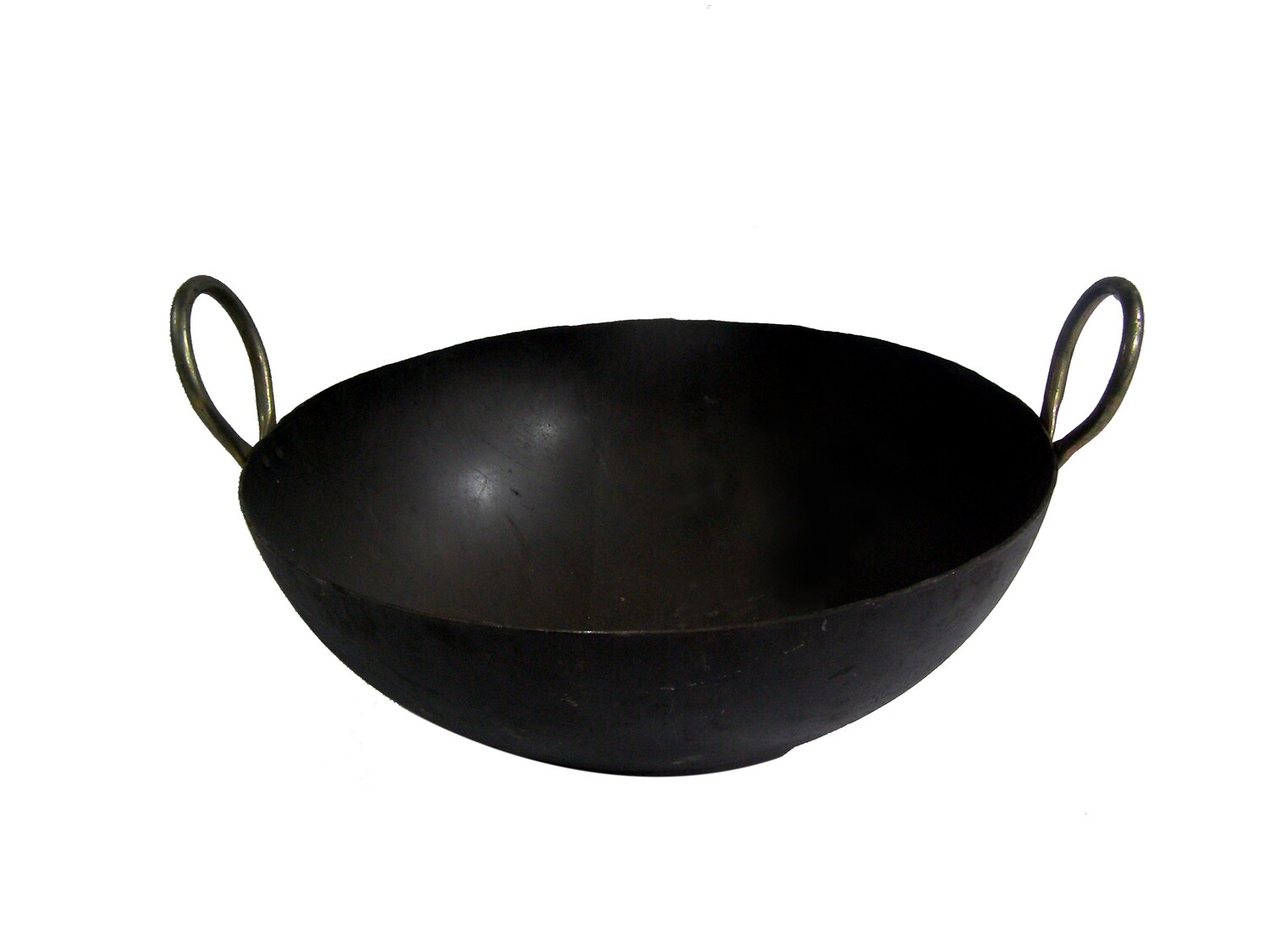 WELCOME M.S. IRON KADAI WITH HANDLE 20&quot;