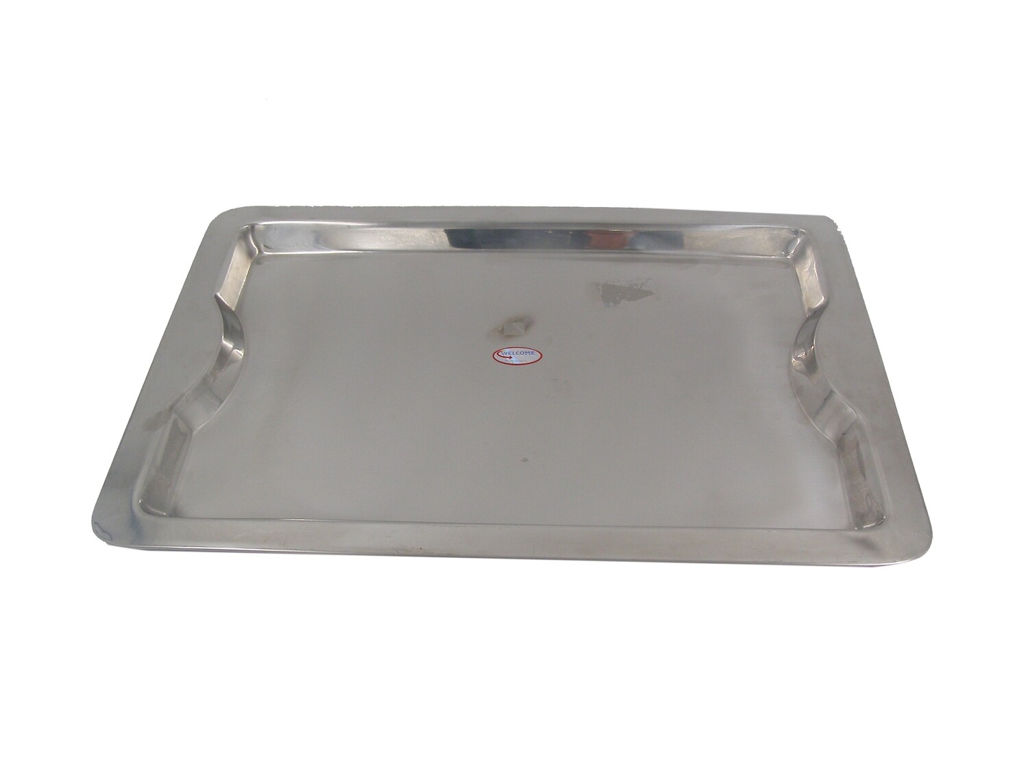 WELCOME SS SERVING TRAY NO14 (30X40CM)