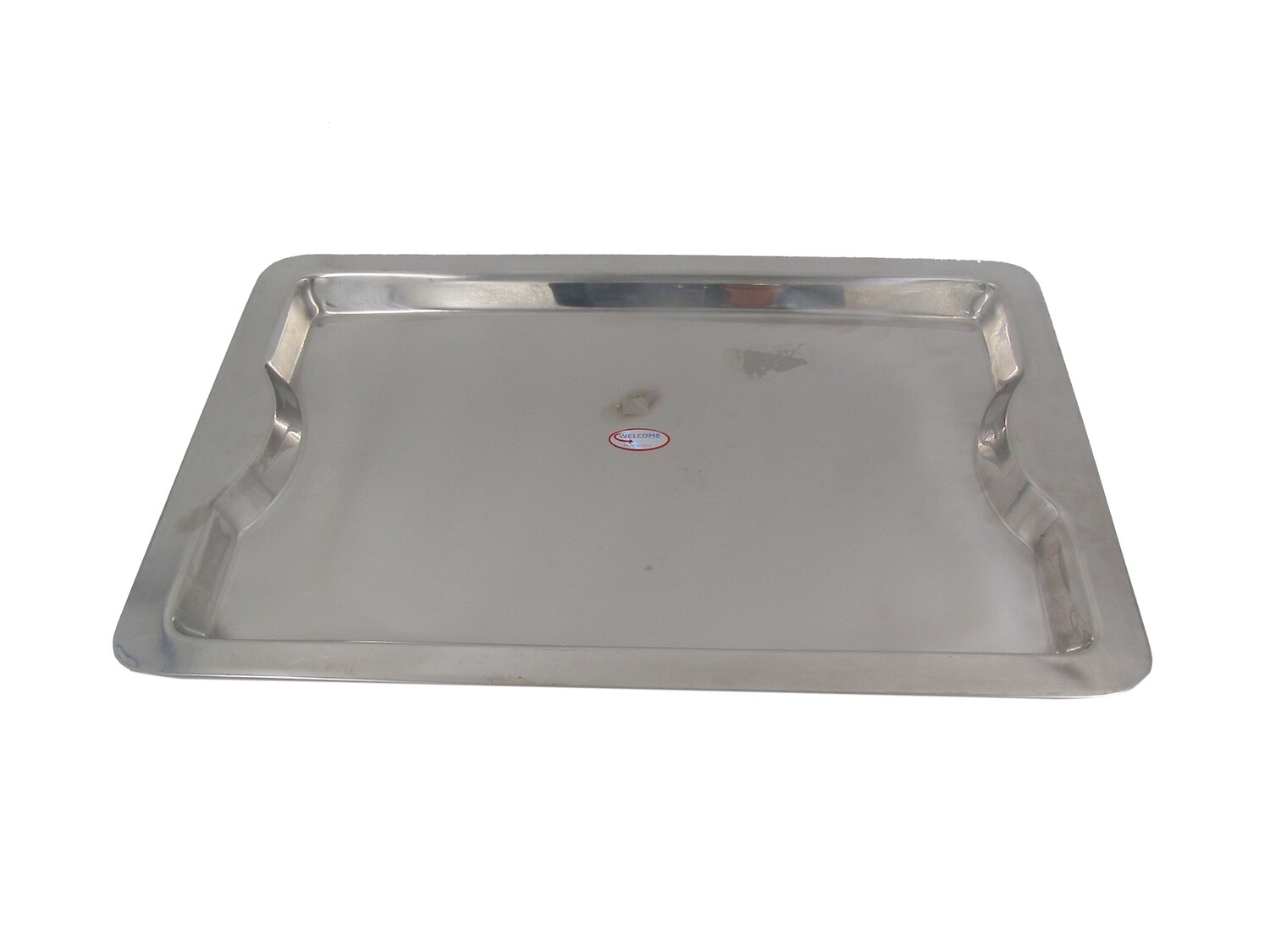 WELCOME SS SERVING TRAY NO16 (32X45CM)