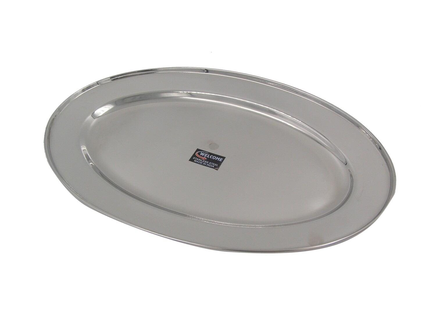 WELCOME SS 30CM OVAL TRAY