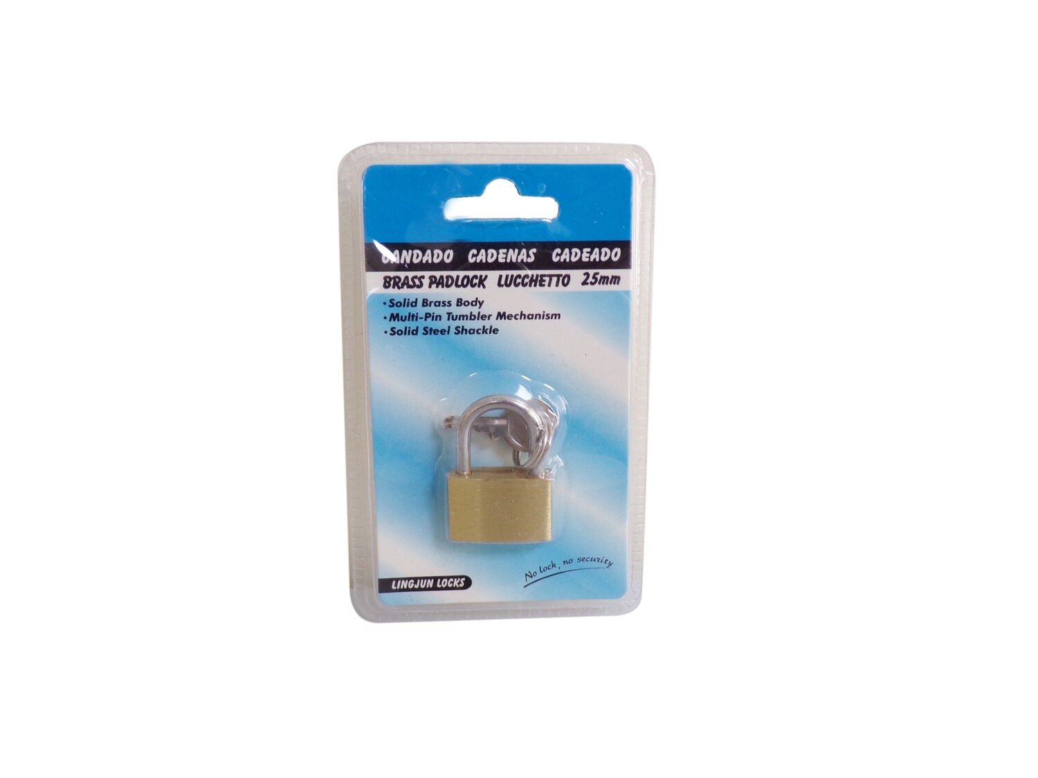 RSC 25MM BRASS PADLOCK P18-691