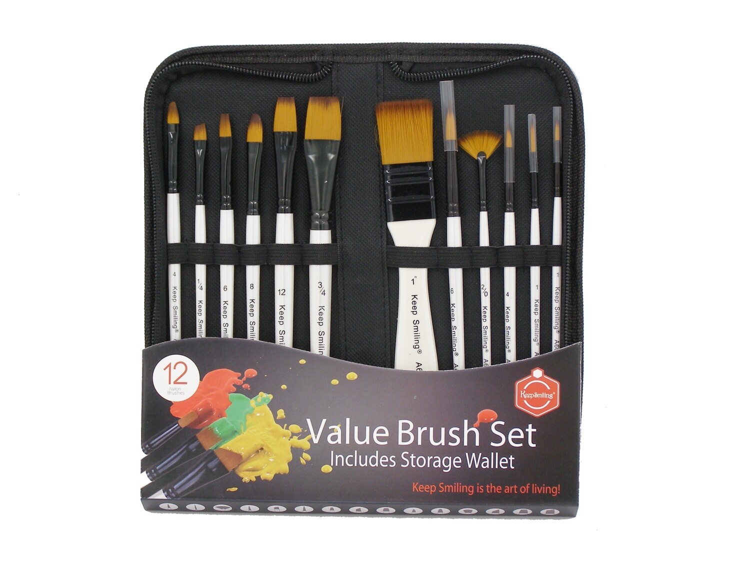 RSC KEEP SMILE 12PCS VALUE BRUSH SET A6100 D19-53