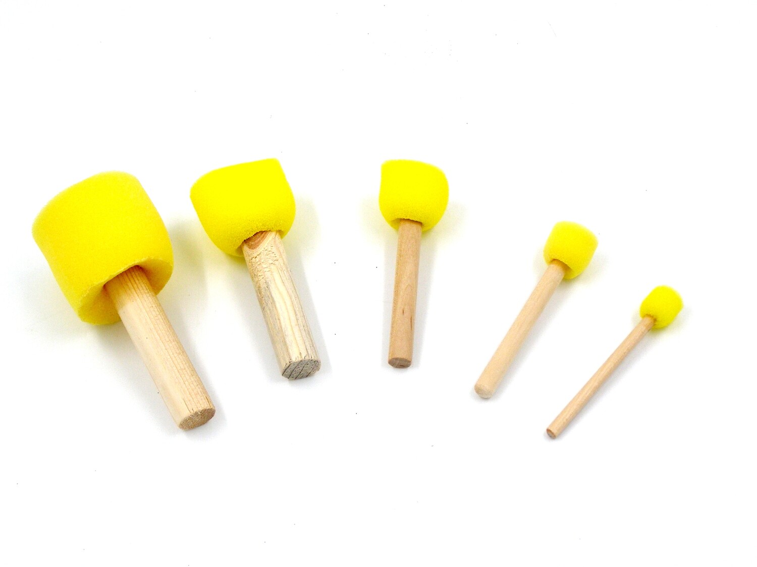RSC 5PCS ROUND FOAM BRUSH SET D18-20
