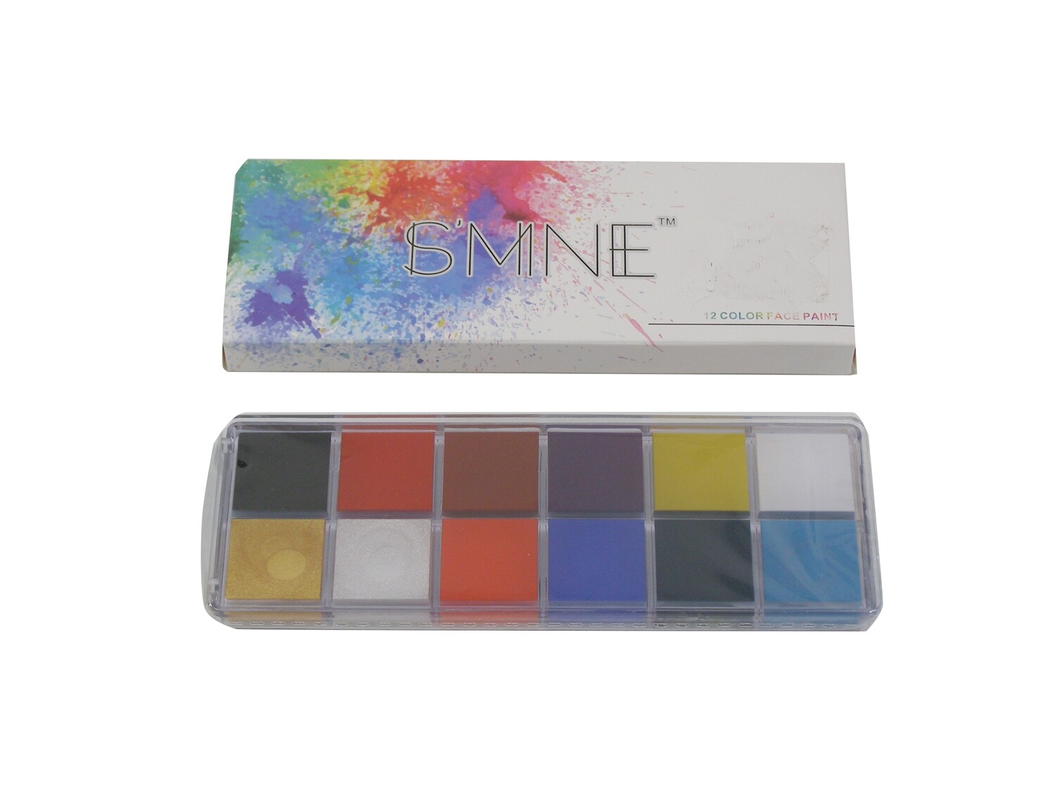 RSC SMNE 12PCS FACE PAINT CAKE SET D19-70