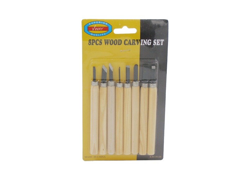 RSC 8PCS WOODEN CARVING TOOL SET D19-100