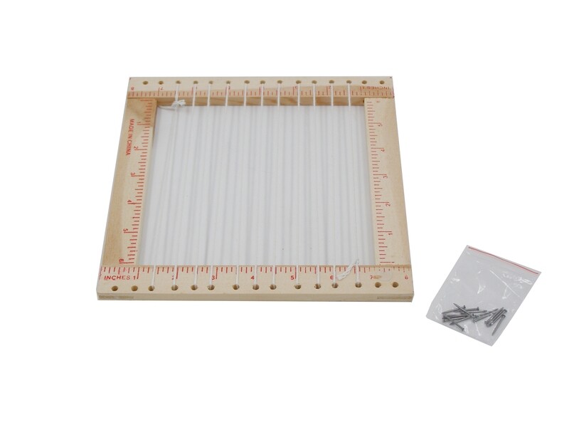 RSC 20X20CM WOODEN LOOM SQUARE D19-157