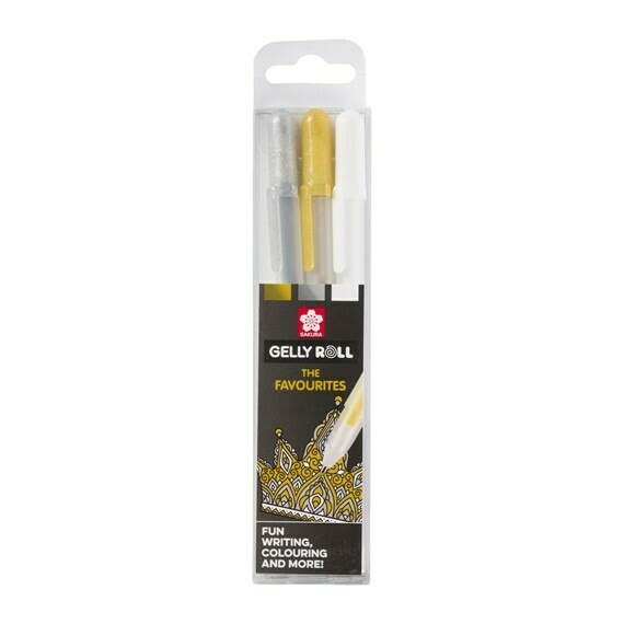 SAKURA 3 GELLY ROLL PEN SET POXPGBMIX3A