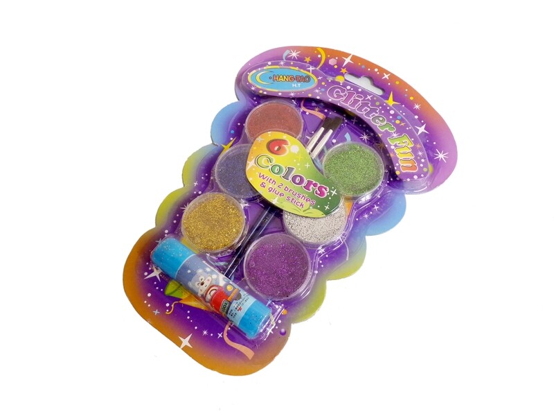 RSC 7PCS GLITTER FUN POWDER SET TS231 D19-52