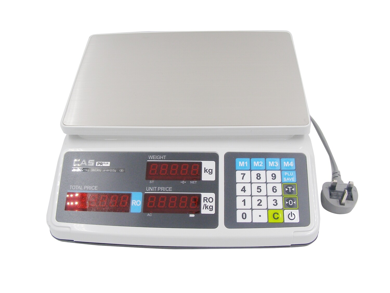 CAS PR PLUS-15B 15KG TABLE TOP WEIGHING SCALE