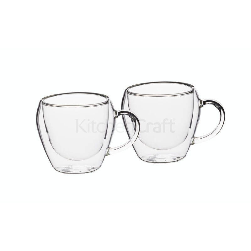 KC/LX 2PC DOUBLE WALLED ESPRESSO CUPS KCLXDWESP2PC