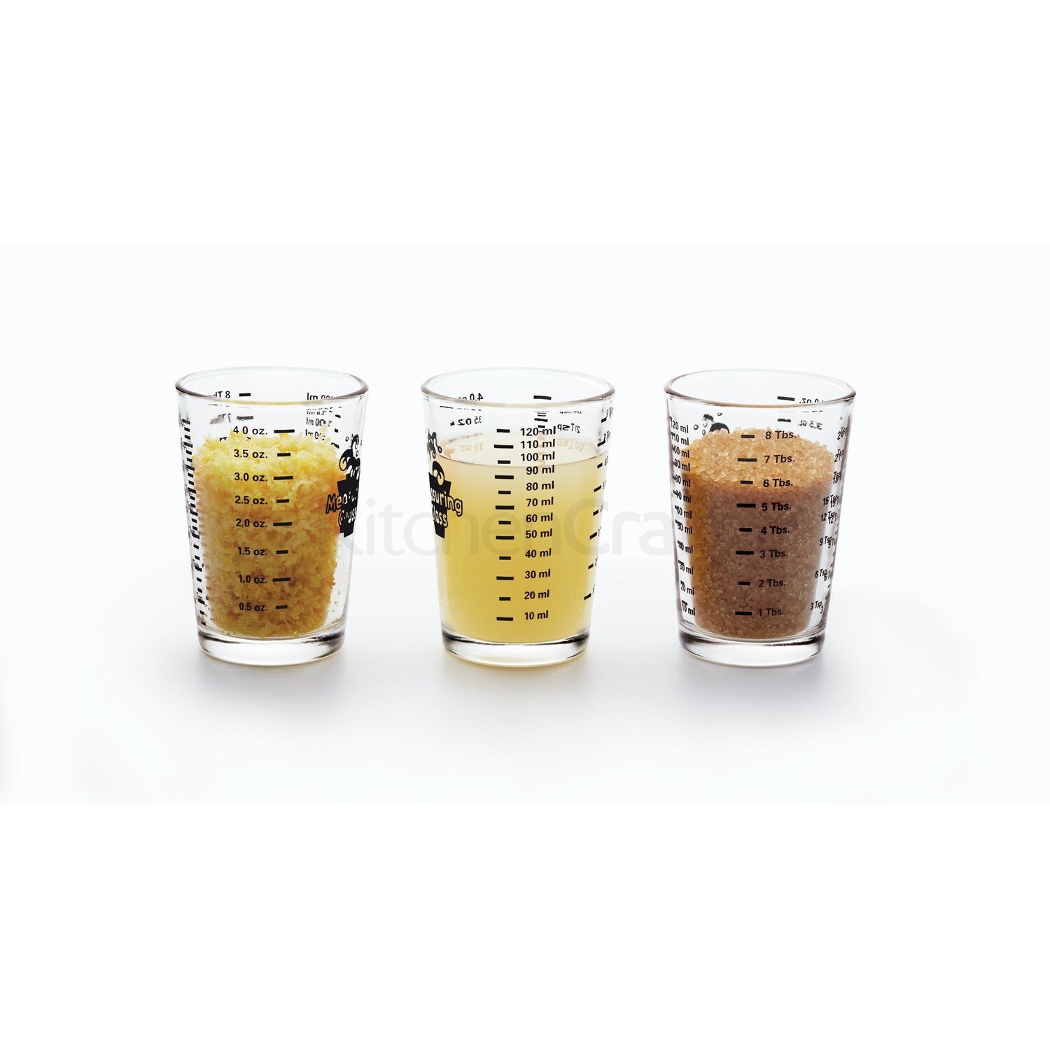 KC 8CM/120ML MEASURING GLASS KCMEDMEASDISP18