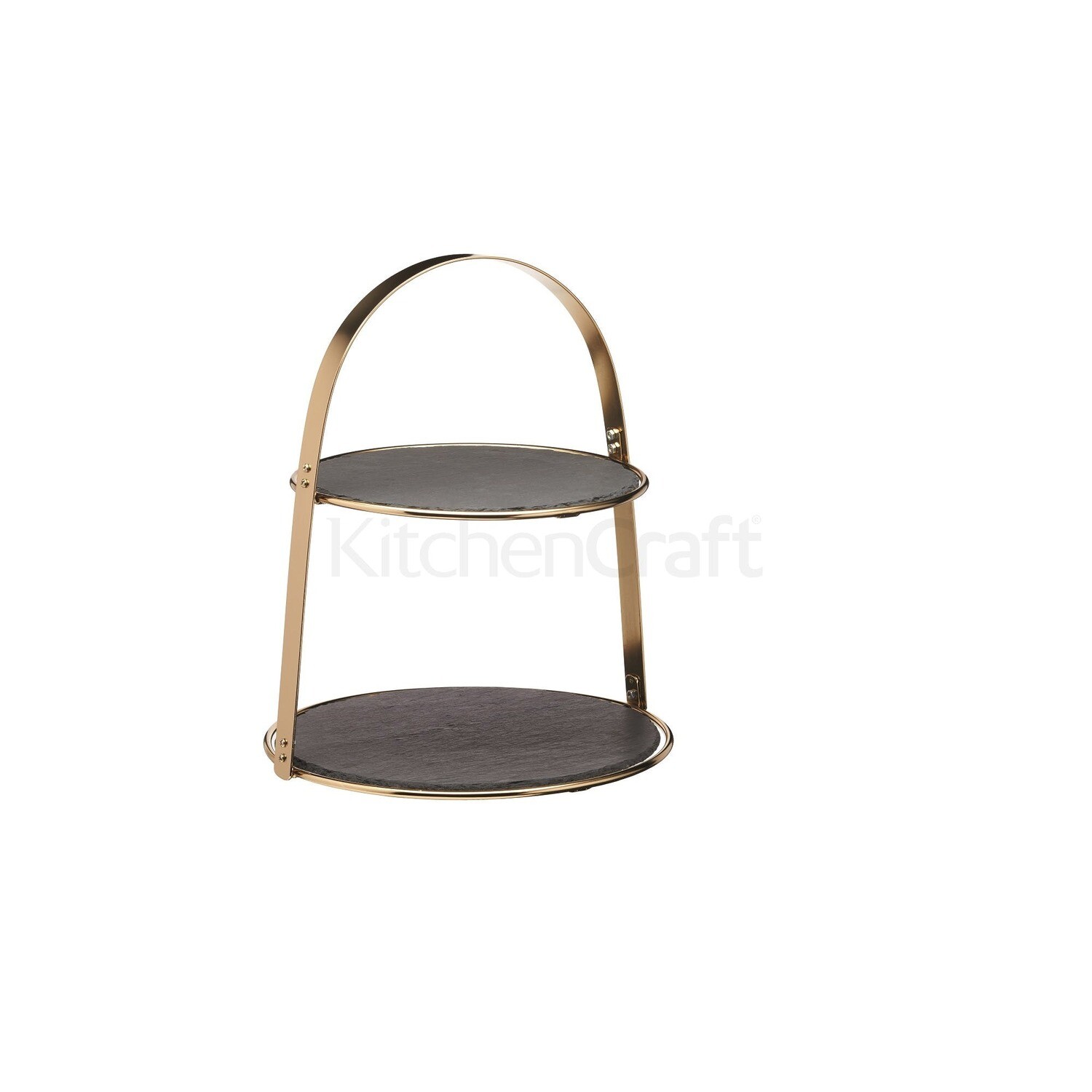 KC ARESTA 2TIER 29X35 SERVING STAND ART2TSERVICEIR