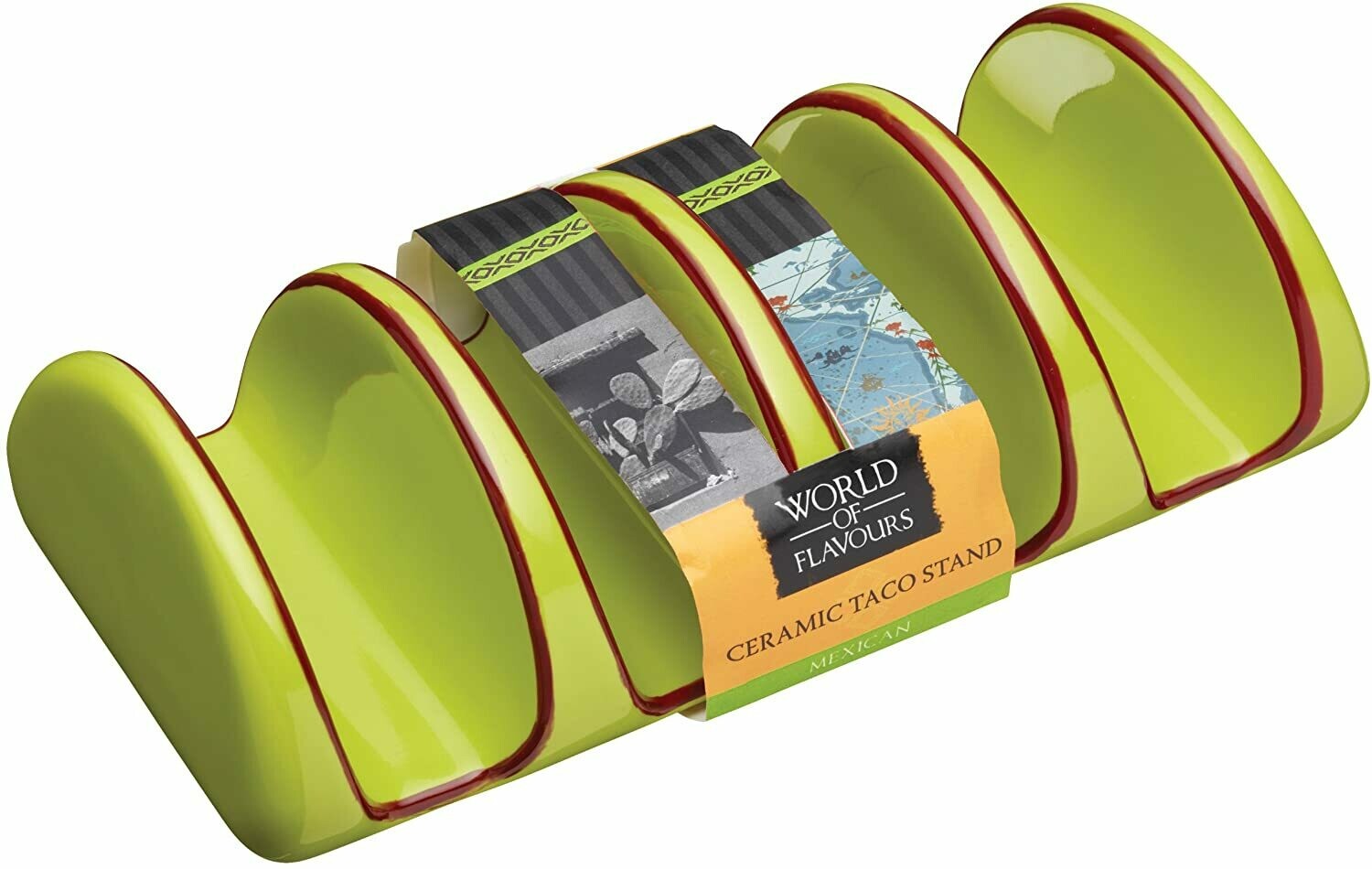 KC CERAMIC TACO HOLDER WFMXTACO