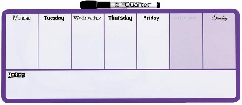 REXEL JOY 140X360MM WEEKLY ORGANISER WHITE BOARD