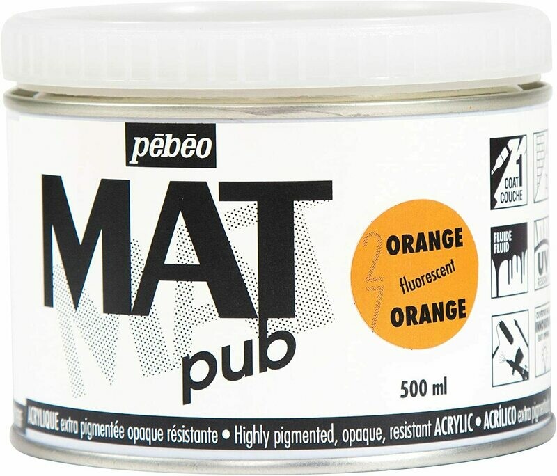 PEBEO 500ML MAT PUB ACRYLIC ASSTD COLOR 257