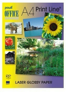 PAULI A4 LASER PAPER GLOSSY 150GRM 100SHS 10-40150
