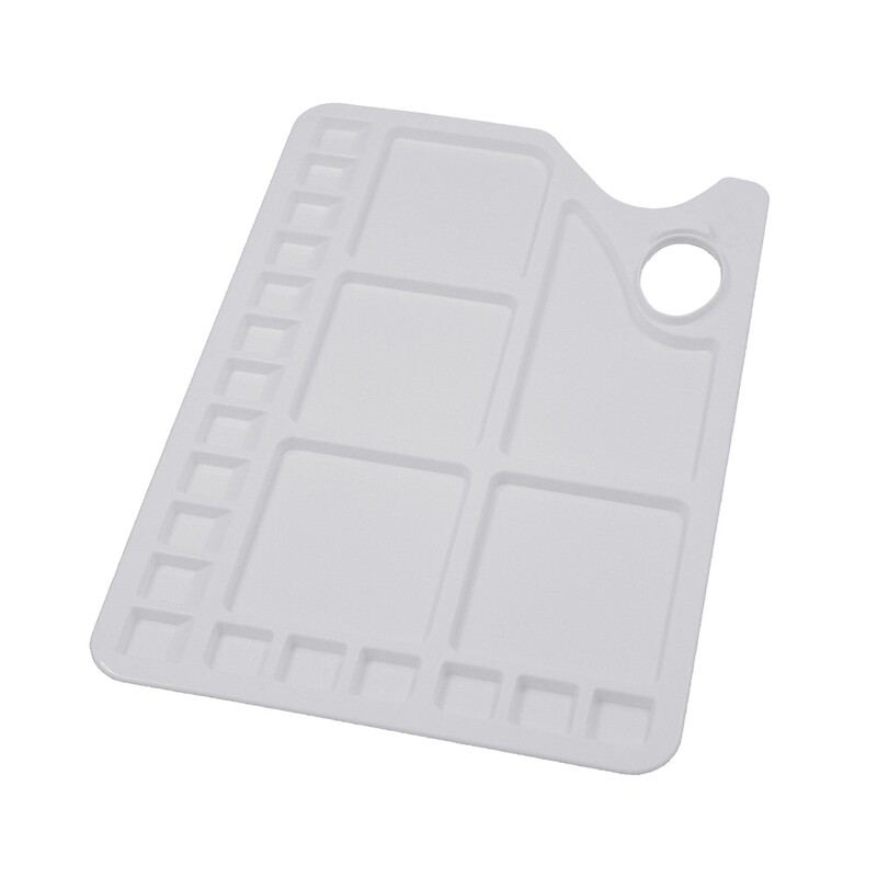 RSC 23 HOLE PLASTIC PAINTING PALLETTE D18-39