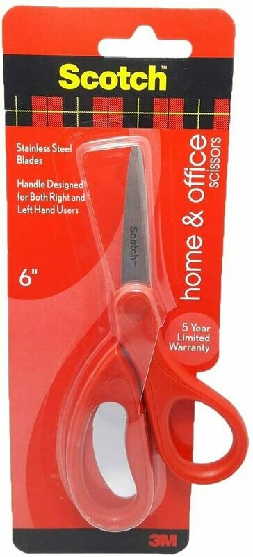 3M SCOTCH 6&quot; HOME &amp; OFFICE SCISSORS 1406