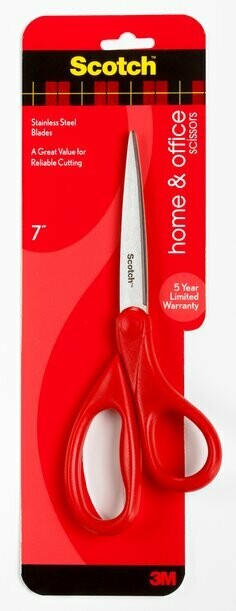 3M SCOTCH 7&quot; HOME &amp; OFFICE SCISSORS 1407