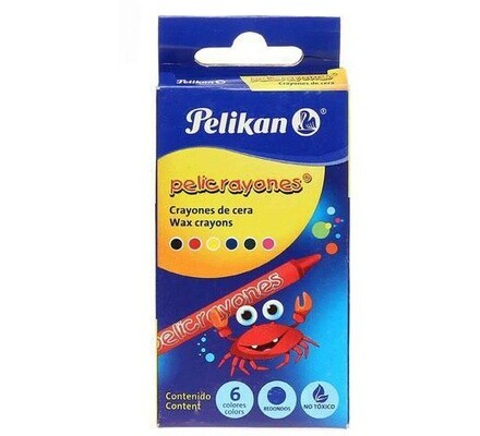 PELIKAN 6 PCS CRAYON REGULAR 204047M