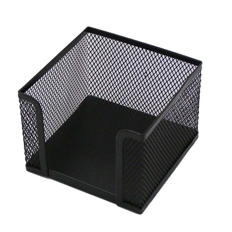 RSC 10X10X10CM PAPER BLOCK STAND BLACK D18-199