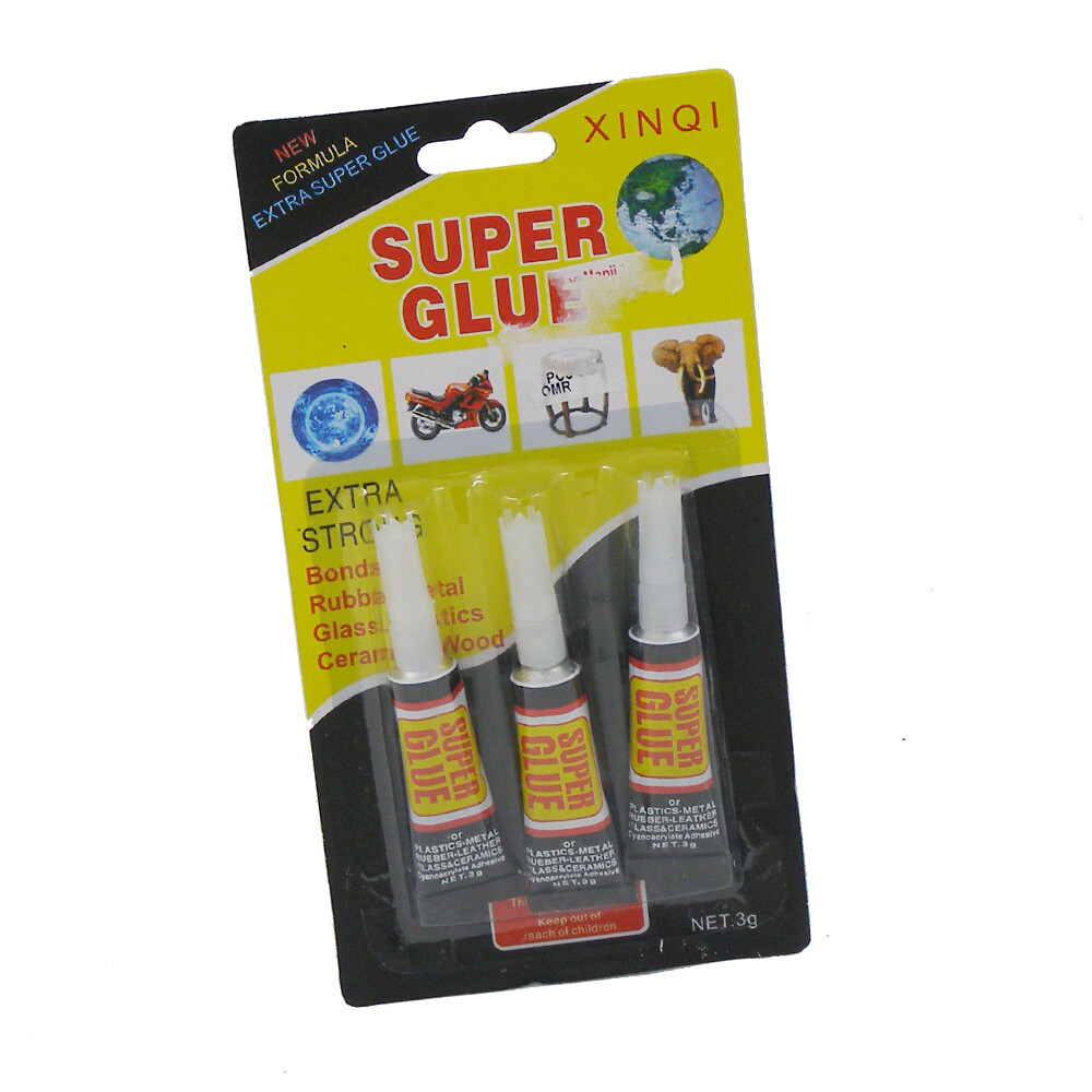 RSC 3PCS SUPER GLUE 3GRM CARD D19-40