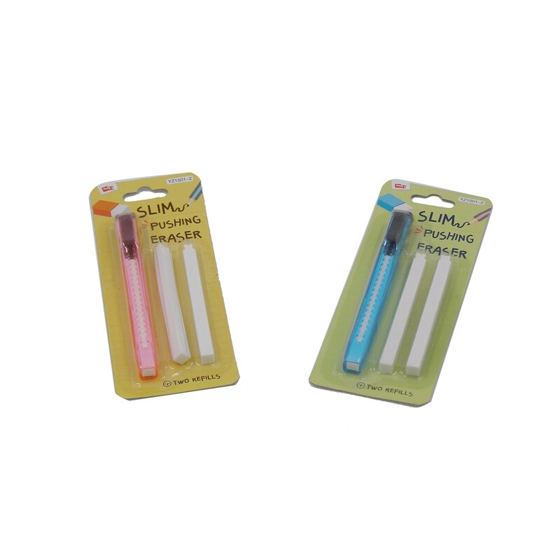 RSC PUSH TYPE ERASER W/2 REFILLS C19-177