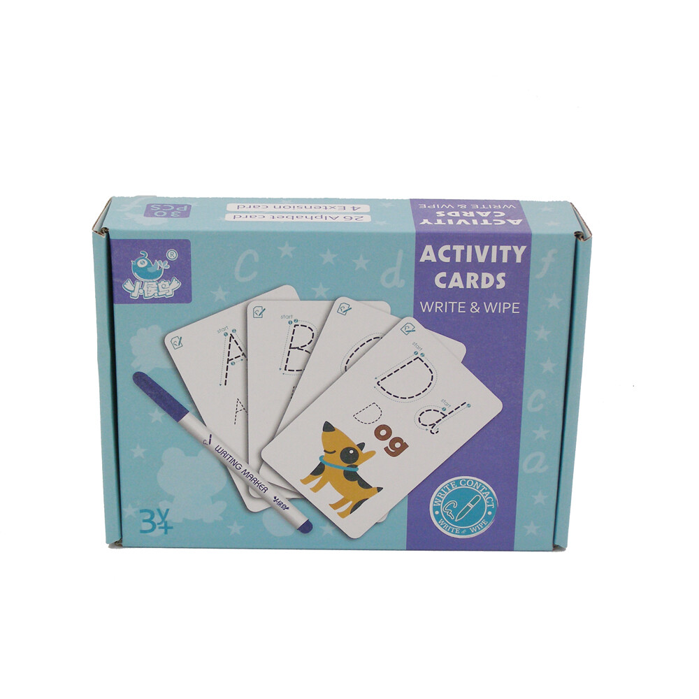 RSC ACTIVITY CARDS WRITE&amp;WIPE NUM-ALPHA C19-9-10