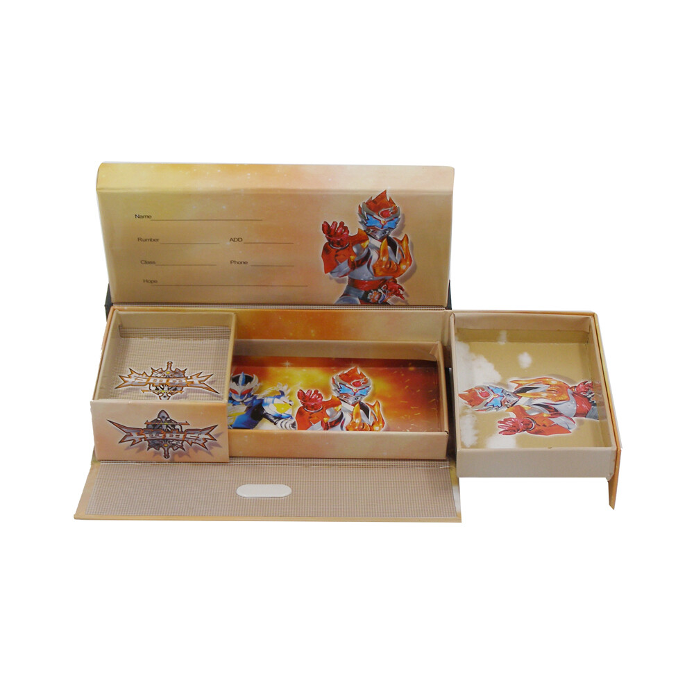 RSC FANCY HARD PENCIL CASE CARTOON DESIGN C16-147, Colour: Brown