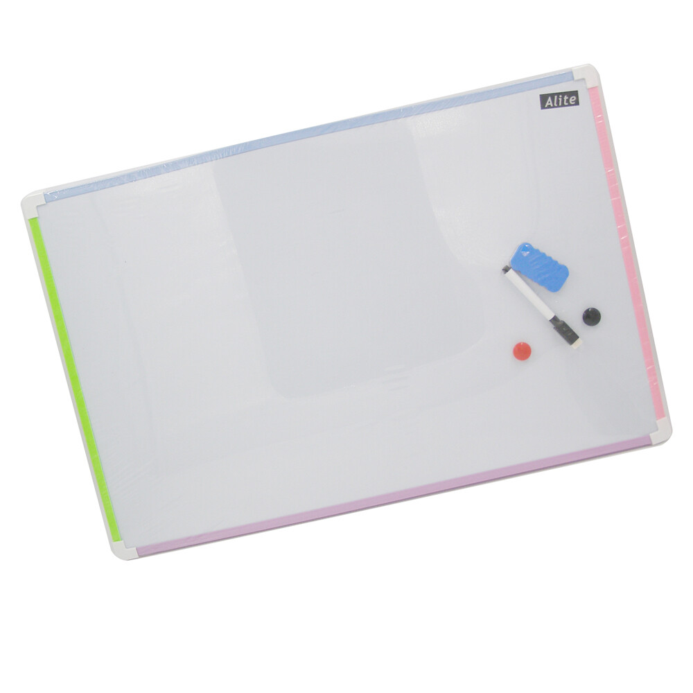 RSC/ALITE 45X60CM WHITE BOARD CLR BOARDER D18-380